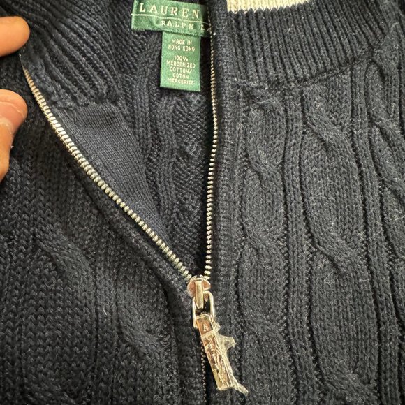 Ralph Lauren women's zip Sweater - Picture 2 of 3